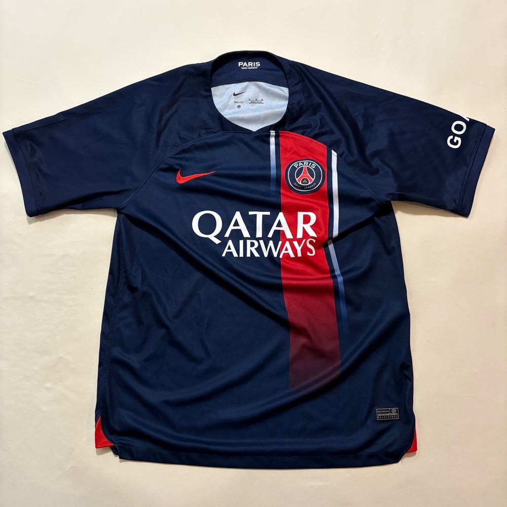Nike Paris Saint-Germain PSG 2023-24 Home Jersey Navy Blue DM1840-452 Mens Large